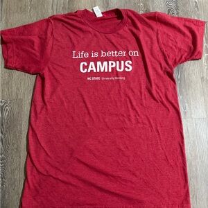 Tultex Red NC State Campus Life T-Shirt